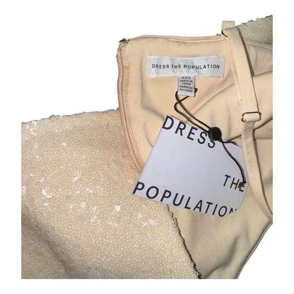 Dress the Population Sequin and Tulle Dress XXS NWT - Picture 9 of 10
